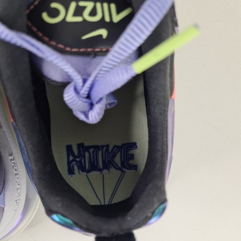 Nike Air Max 270 React Purple Gry Running Women Sneakers Shoes - Picture 9 of 14